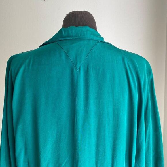 *Vintage* Ellen Tracy sz 4 Long sleeve  100% Silk 80s blazer - Picture 6 of 8